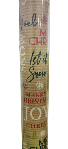 Picture of 5M JOY MERRY CHRISTMAS WRAPPING